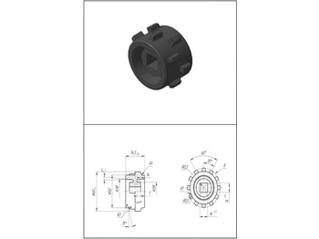 Запчасти для Сеялок Катушка СКП 01.13.008 (пласт.) (П): фото 3