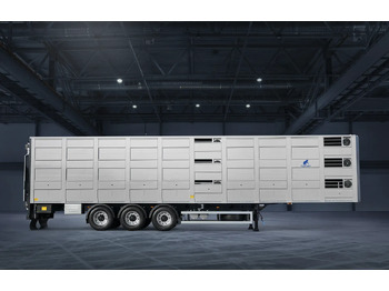 Полуприцеп для перевозки животных Полуприцеп для перевозки скота Тонар-9827 с гидролифтом: фото 3