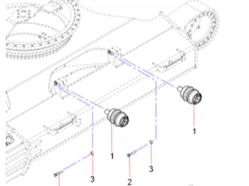 Запчасти ходовой части SANY