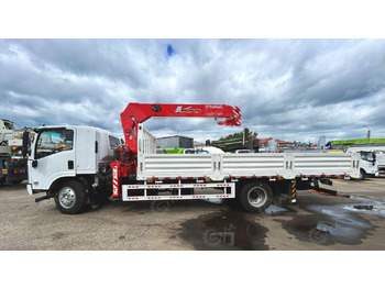 Новый Бортовой грузовик/ Платформа, Автоманипулятор Isuzu Elf: фото 3