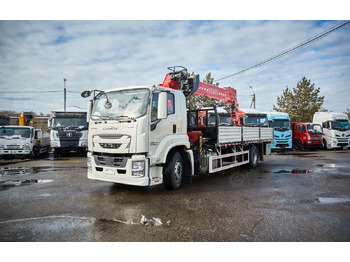 Новый Бортовой грузовик/ Платформа, Автоманипулятор Isuzu Giga: фото 3