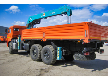 Бортовой грузовик/ Платформа, Автоманипулятор Бортовой КАМАЗ 43118 с КМУ HKTC HLC-8016L: фото 3