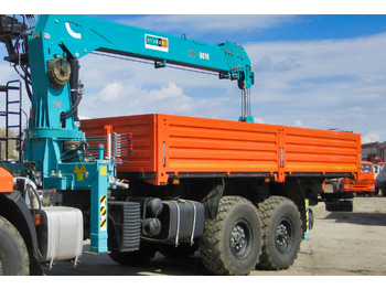 Бортовой грузовик/ Платформа, Автоманипулятор Бортовой КАМАЗ 43118 с КМУ HKTC HLC-8016L: фото 5