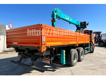 Бортовой грузовик/ Платформа, Автоманипулятор Бортовой КАМАЗ 65115 с КМУ HKTC HLC-8016L: фото 3