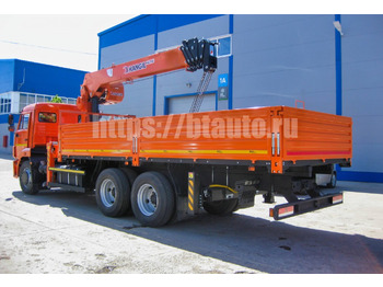 Бортовой грузовик/ Платформа, Автоманипулятор Бортовой автомобиль КАМАЗ 65115-48 с КМУ HANGIL HGC 756: фото 5