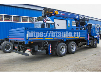 Бортовой грузовик/ Платформа, Автоманипулятор Бортовой автомобиль КАМАЗ-65115 с КМУ DongYang SS2037: фото 5