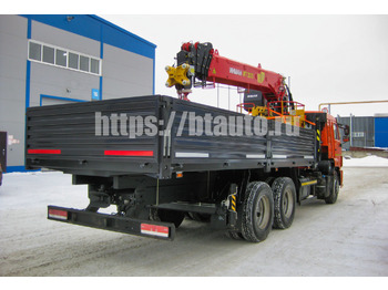 Бортовой грузовик/ Платформа, Автоманипулятор Бортовой автомобиль КАМАЗ-65115 с КМУ ИНМАН ИТ-200: фото 3