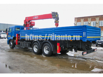 Бортовой грузовик/ Платформа, Автоманипулятор Бортовой автомобиль КАМАЗ-65117 с КМУ HORYONG HRS 216: фото 5