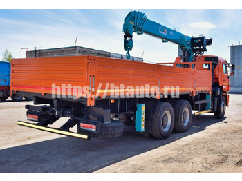 Бортовой грузовик/ Платформа, Автоманипулятор Бортовой автомобиль КАМАЗ 6520 с КМУ HKTC HLC-8016L: фото 3