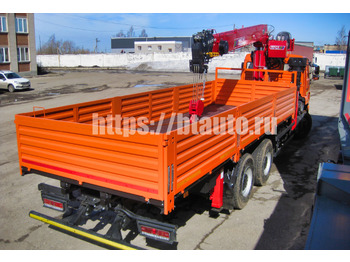 Бортовой грузовик/ Платформа, Автоманипулятор Бортовой автомобиль КАМАЗ-6520 с КМУ HORYONG HRS 216: фото 5