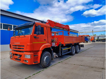 Бортовой грузовик/ Платформа, Автоманипулятор Бортовой автомобиль КАМАЗ 6520 с КМУ Kanglim KS1256: фото 2 Бортовой грузовик/ Платформа, Автоманипулятор Бортовой автомобиль КАМАЗ 6520 с КМУ Kanglim KS1256: фото 2