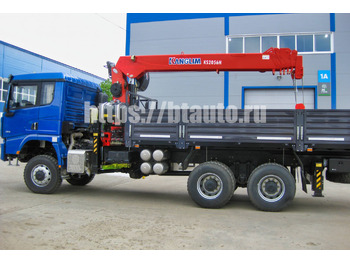 Бортовой грузовик/ Платформа, Автоманипулятор Бортовой автомобиль SHACMAN SX32586V384 с КМУ Kanglim KS 2056: фото 3