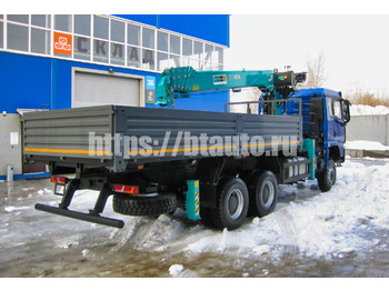 Бортовой грузовик/ Платформа, Автоманипулятор Бортовой автомобиль на шасси SHACMAN SX32586V384 с КМУ HKTC-8026S: фото 4