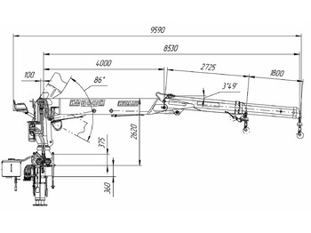 Кран-манипулятор Гидравлический кран-манипулятор ИФ 300: фото 3