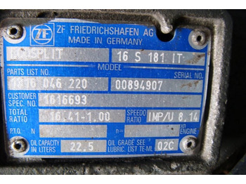 Коробка передач MAN TGA: фото 3 Коробка передач MAN TGA: фото 3