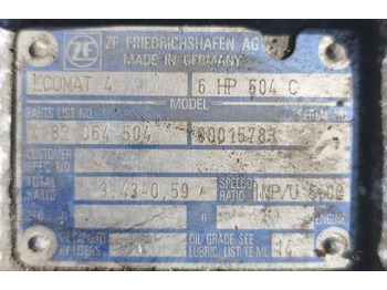 Коробка передач МКПП 6HP604C 4182064504: фото 3