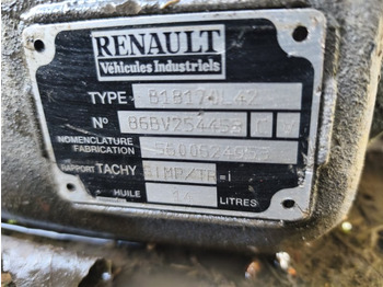 Коробка передач МКПП RENAULT B18170L42 B18170L42: фото 4