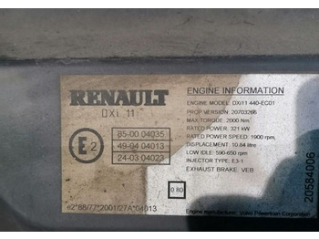 Двигатель Renault Midliner: фото 3