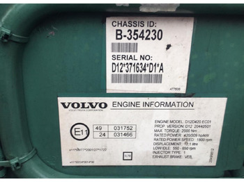 Двигатель Volvo FH: фото 4