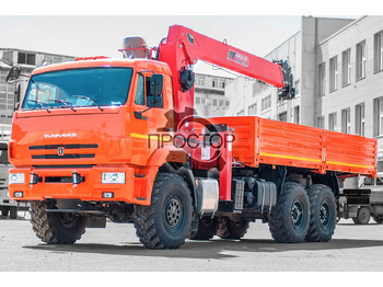 Новый Бортовой грузовик/ Платформа, Автоманипулятор КАМАЗ Камаз 43118 бортовой с КМУ Horyong HRS 216: фото 5