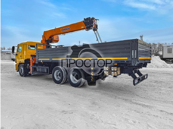 Бортовой грузовик/ Платформа, Автоманипулятор Камаз 65115 бортовой с КМУ Hangil HGC 756: фото 5
