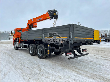 Бортовой грузовик/ Платформа, Автоманипулятор Камаз 6520 бортовой с КМУ Hangil HGC 987: фото 5