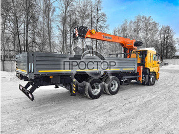 Новый Бортовой грузовик/ Платформа, Автоманипулятор Камаз Камаз 65115 бортовой с КМУ Hangil HGC 756: фото 4