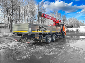 Новый Бортовой грузовик/ Платформа, Автоманипулятор Камаз Камаз 65115 бортовой с КМУ Horyong HRS 216: фото 4