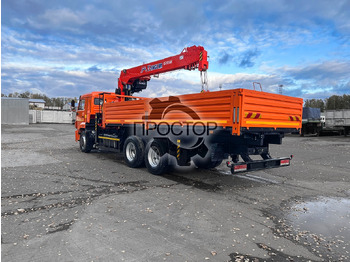 Новый Бортовой грузовик/ Платформа, Автоманипулятор Камаз Камаз 65115 бортовой с КМУ Kanglim KS 2056: фото 4