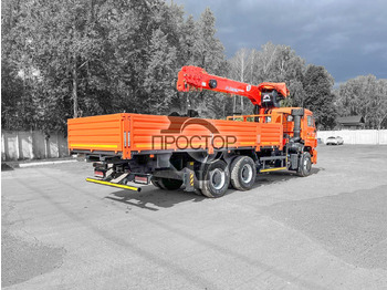 Новый Бортовой грузовик/ Платформа, Автоманипулятор Камаз Камаз 6520 бортовой с КМУ Kanglim KS 1256: фото 4