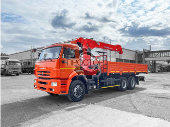 Новый Бортовой грузовик/ Платформа, Автоманипулятор Камаз Камаз 6520 бортовой с КМУ Kanglim KS 1256: фото 5