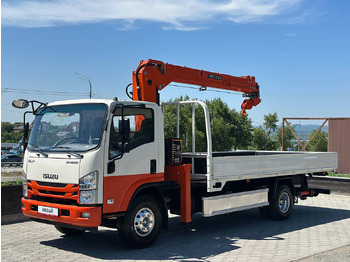 Бортовой грузовик/ Платформа, Автоманипулятор ISUZU ELF бортовой с КМУ HYVA: фото 2 Бортовой грузовик/ Платформа, Автоманипулятор ISUZU ELF бортовой с КМУ HYVA: фото 2