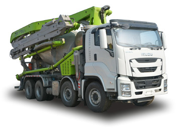 Миксер с бетононасосом ISUZU