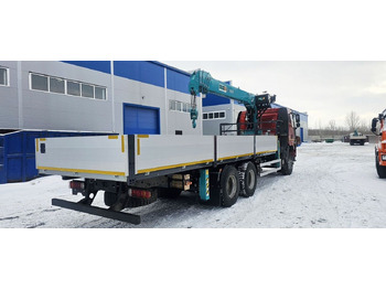 Новый Бортовой грузовик/ Платформа, Автоманипулятор FAW J6P CA3250: фото 3