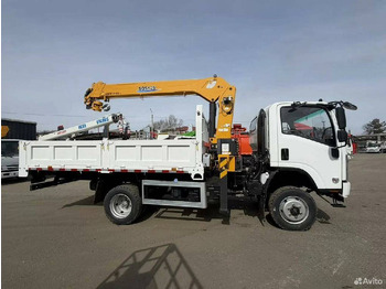 Новый Бортовой грузовик/ Платформа БОРТОВОЙ ГРУЗОВИК 4х4 с КМУ 5т, ISUZU ELF: фото 3