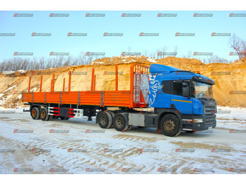 Новый Бортовой полуприцеп/ Платформа AMUR LYR9500JSR: фото 3