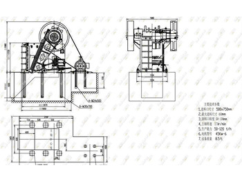 Новый Щековая дробилка Щековая дробилка PE 500x750 freeman: фото 5
