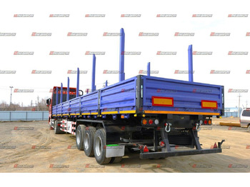Новый Бортовой полуприцеп/ Платформа Tongyada CTY9603LBS: фото 3 Новый Бортовой полуприцеп/ Платформа Tongyada CTY9603LBS: фото 3
