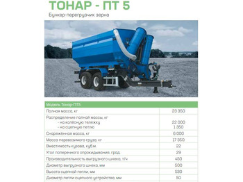 Новый Сельскохозяйственный прицеп Тонар ПТ5-0000020: фото 4 Новый Сельскохозяйственный прицеп Тонар ПТ5-0000020: фото 4