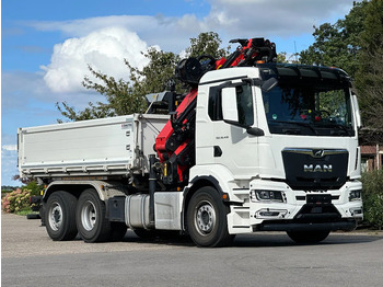 MAN TGS 26.430 2022!EURO6!! 6x2!! PALFINGER 23tm+JIB+LIER/WINCH!!DREISEITEN KIPPER/BORDMATIC!!9tkm в лизинг MAN TGS 26.430 2022!EURO6!! 6x2!! PALFINGER 23tm+JIB+LIER/WINCH!!DREISEITEN KIPPER/BORDMATIC!!9tkm: фото 2
