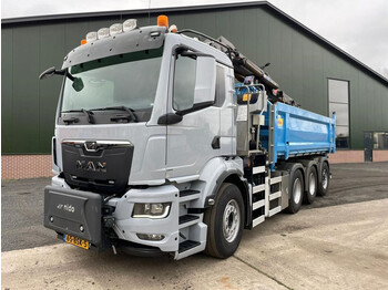 Самосвал, Автоманипулятор MAN TGS 35/470 8x4 Triple Z-kraan/Kipper 2022!!: фото 1