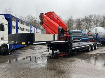 Низкорамный полуприцеп Broshuis 3 AXLE + FASSI F750 4+2 EXTENSIONS + REMOTE - EX: фото 1 Низкорамный полуприцеп Broshuis 3 AXLE + FASSI F750 4+2 EXTENSIONS + REMOTE - EX: фото 1