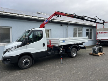 IVECO 70C18 Meiller Kipper+ Kran HMF 340 Funk! в лизинг IVECO 70C18 Meiller Kipper+ Kran HMF 340 Funk!: фото 1