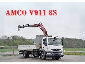 Renault MIDLUM 220 DXI *PRITSCHE 7,35m * KRAN + FUNK  в лизинг Renault MIDLUM 220 DXI *PRITSCHE 7,35m * KRAN + FUNK: фото 1
