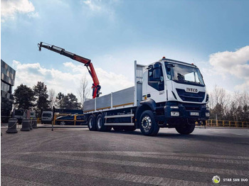 Новый Автоманипулятор Iveco  TRAKKER 450 6x4 PALFINGER PK 18502 SH Rotator: фото 4