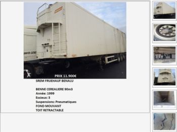 Полуприцеп с подвижным полом FRUEHAUF BENALU: фото 1