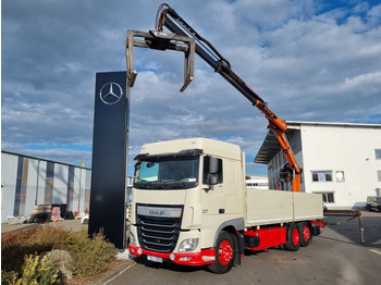 DAF XF 440 6x2 Pritsche Kran Atlas 145.2-A12  в лизинг DAF XF 440 6x2 Pritsche Kran Atlas 145.2-A12: фото 1