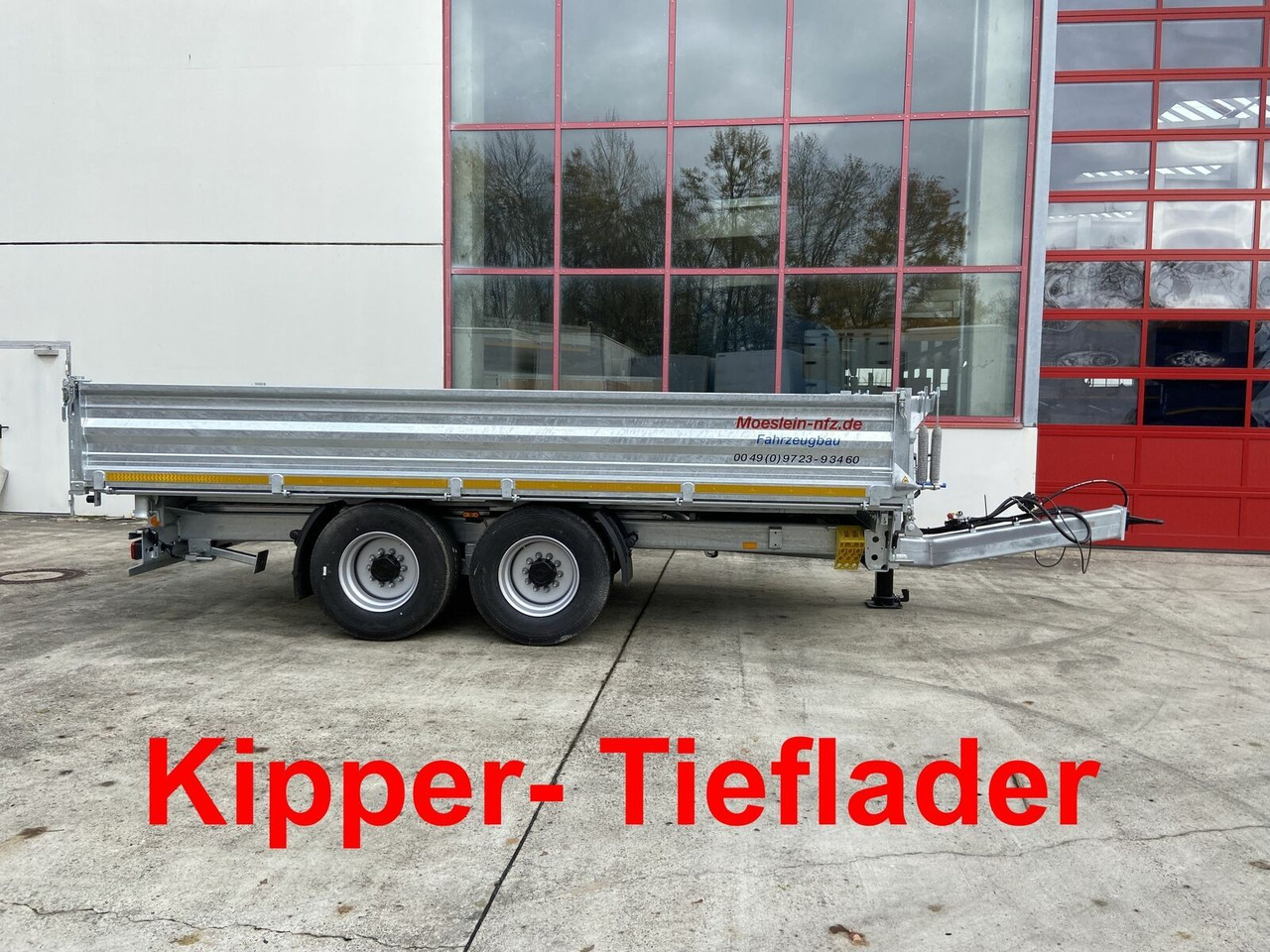 Möslein 14 t Tandemkipper Tieflader Breite Reifen-- Neu - Самосвальный прицеп: фото 1 Möslein 14 t Tandemkipper Tieflader Breite Reifen-- Neu - Самосвальный прицеп: фото 1