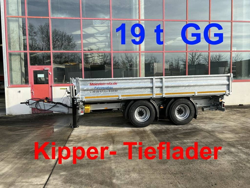 Möslein neuer 19 t Tandemkipper- Tieflader - Самосвальный прицеп: фото 1 Möslein neuer 19 t Tandemkipper- Tieflader - Самосвальный прицеп: фото 1
