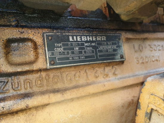 LIEBHERR D904T (MOTOR) - Двигатель и запчасти для Строительной техники: фото 1